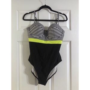 [OLD NAVY] Neon Stripe One-piece
